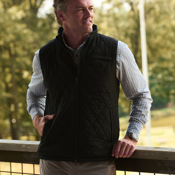 TSG Highland Quilted Vest Black