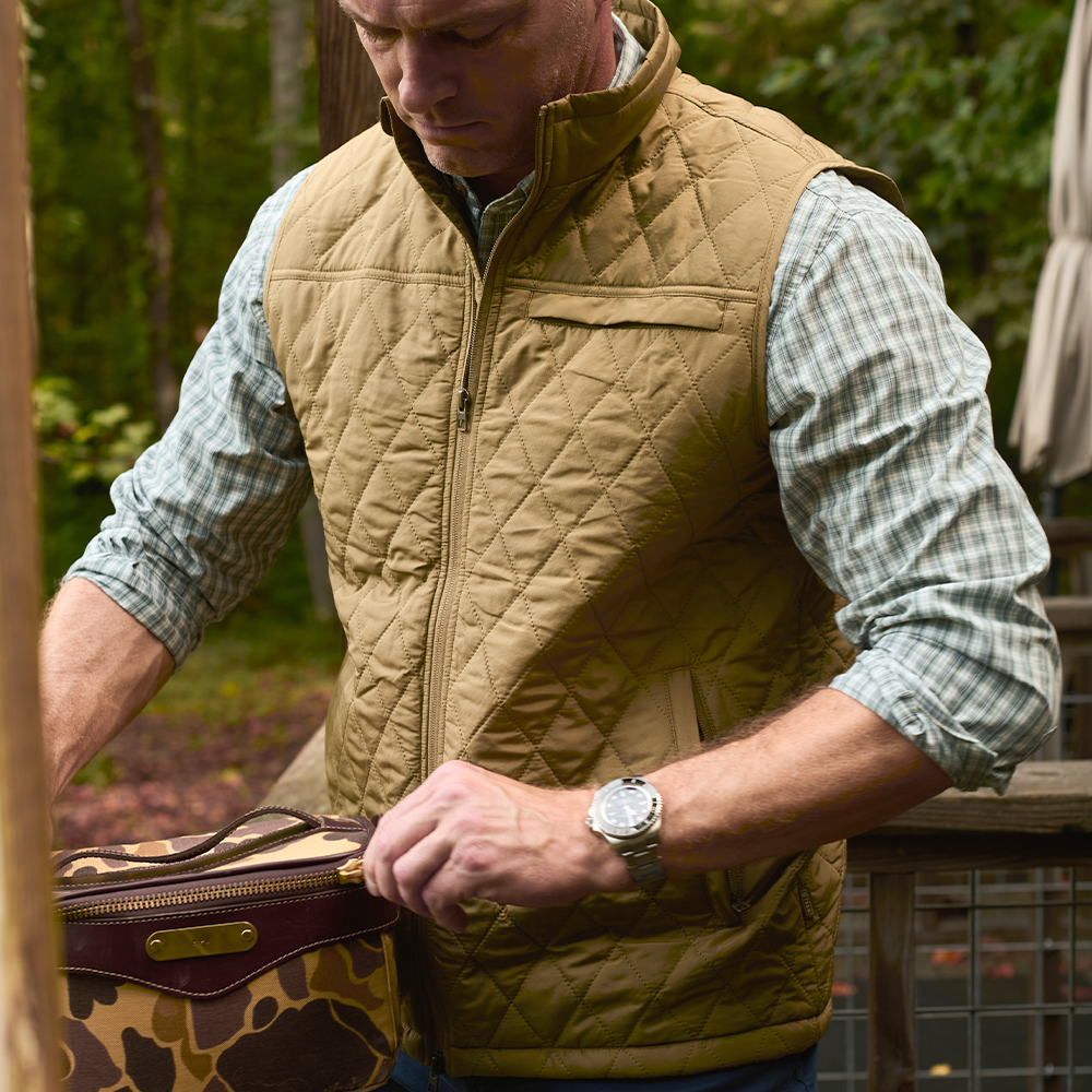 TSG Highland Quilted Vest (Olive)