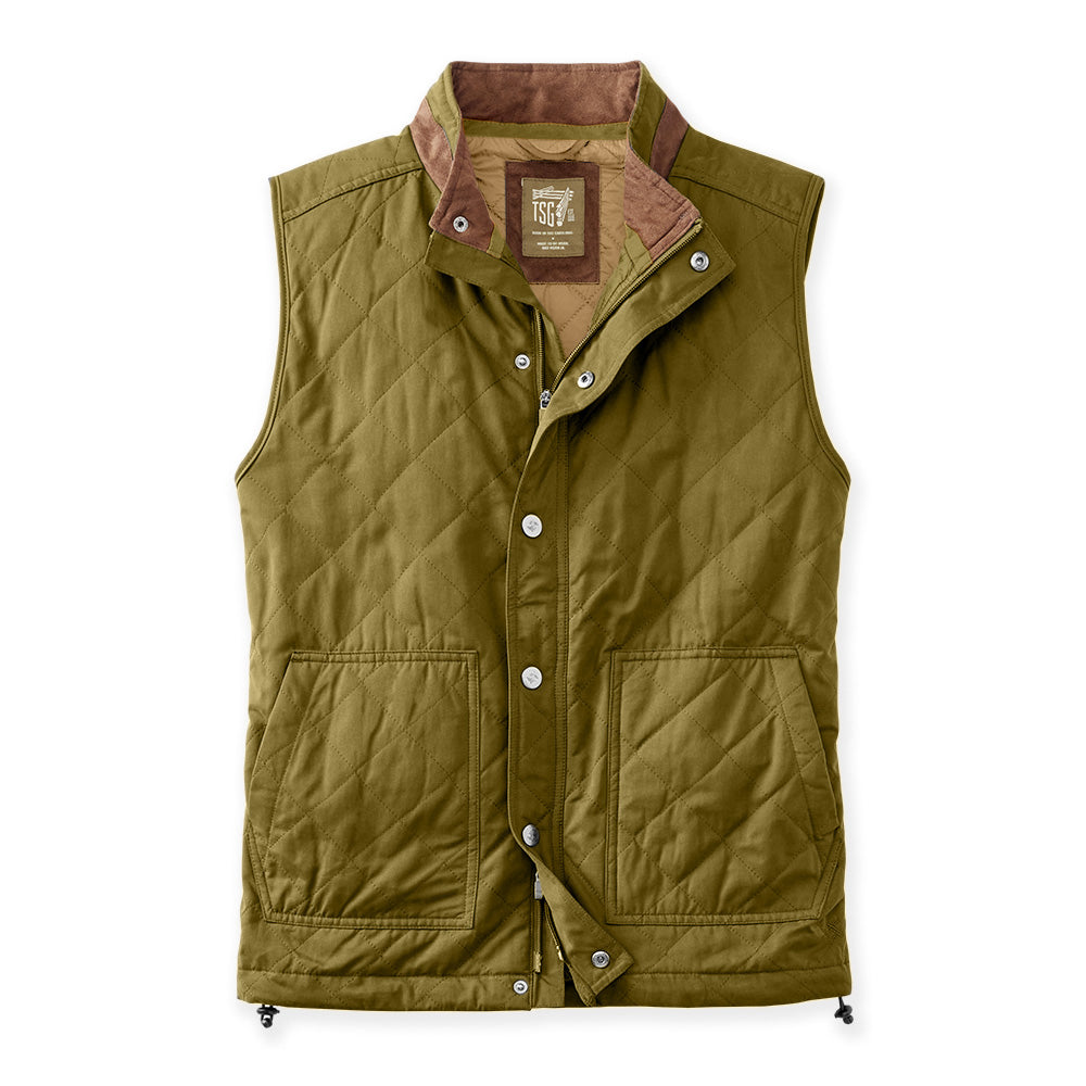 TSG Ansel Quilted Vest (Taupe)
