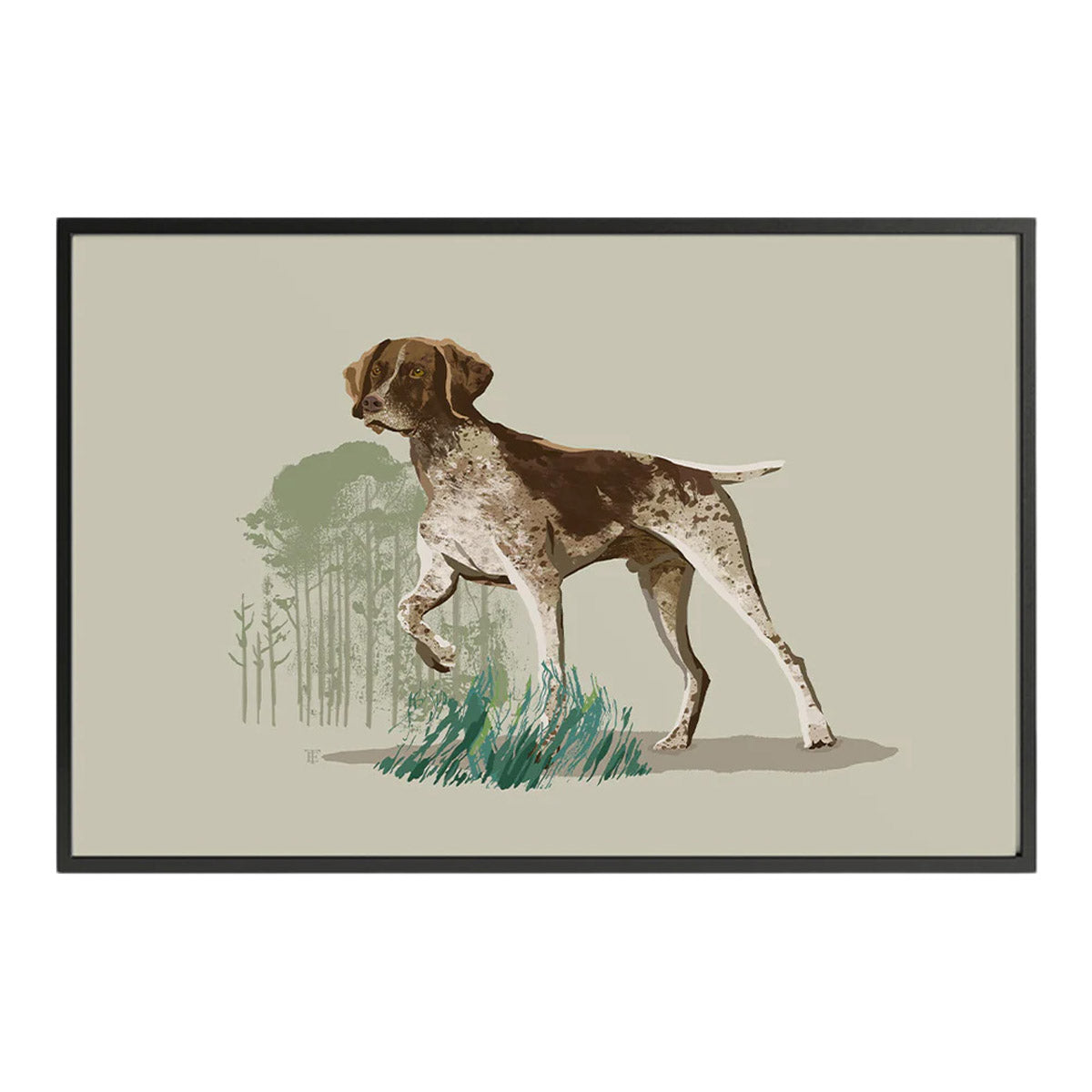 German Shorthaired Pointer Print