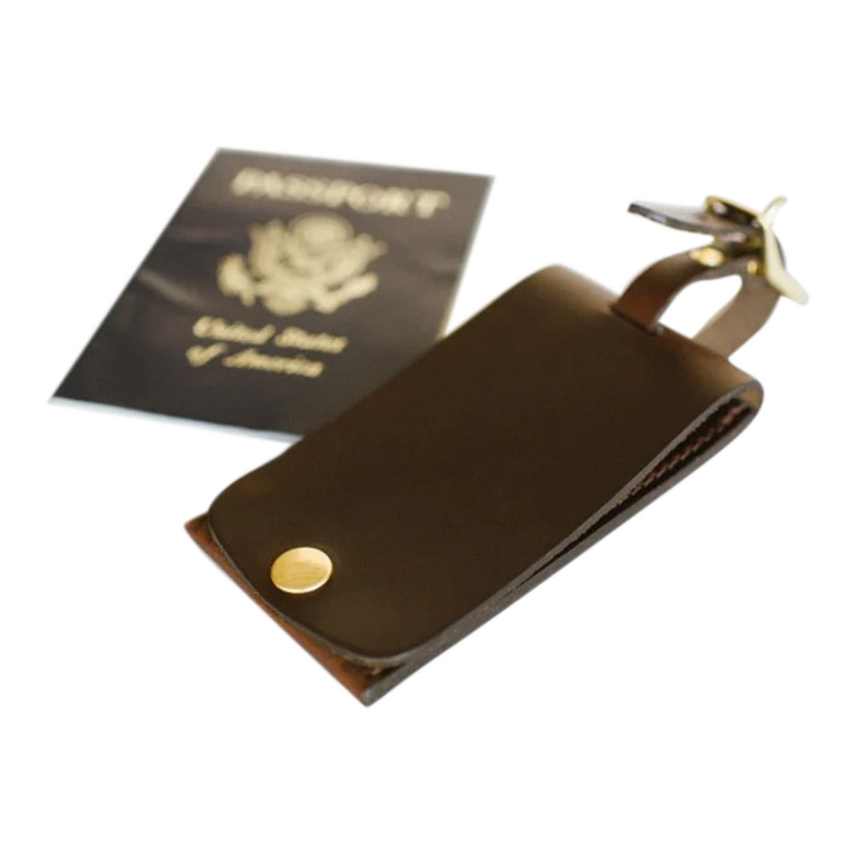 Clayton & Crume Antique Saddle Luggage Tag