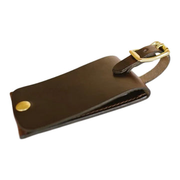 Solid Brass Luggage Tag – Clayton & Crume