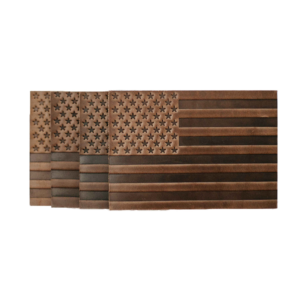 American Flag Coaster Set