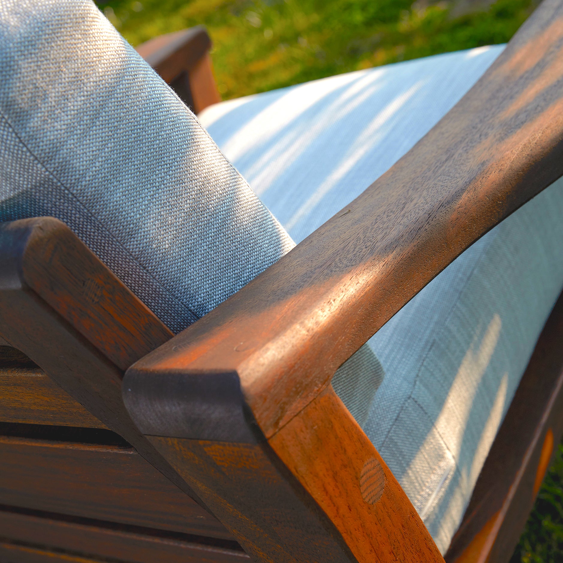 Kerf & Burled Bourbon Rocker Chair