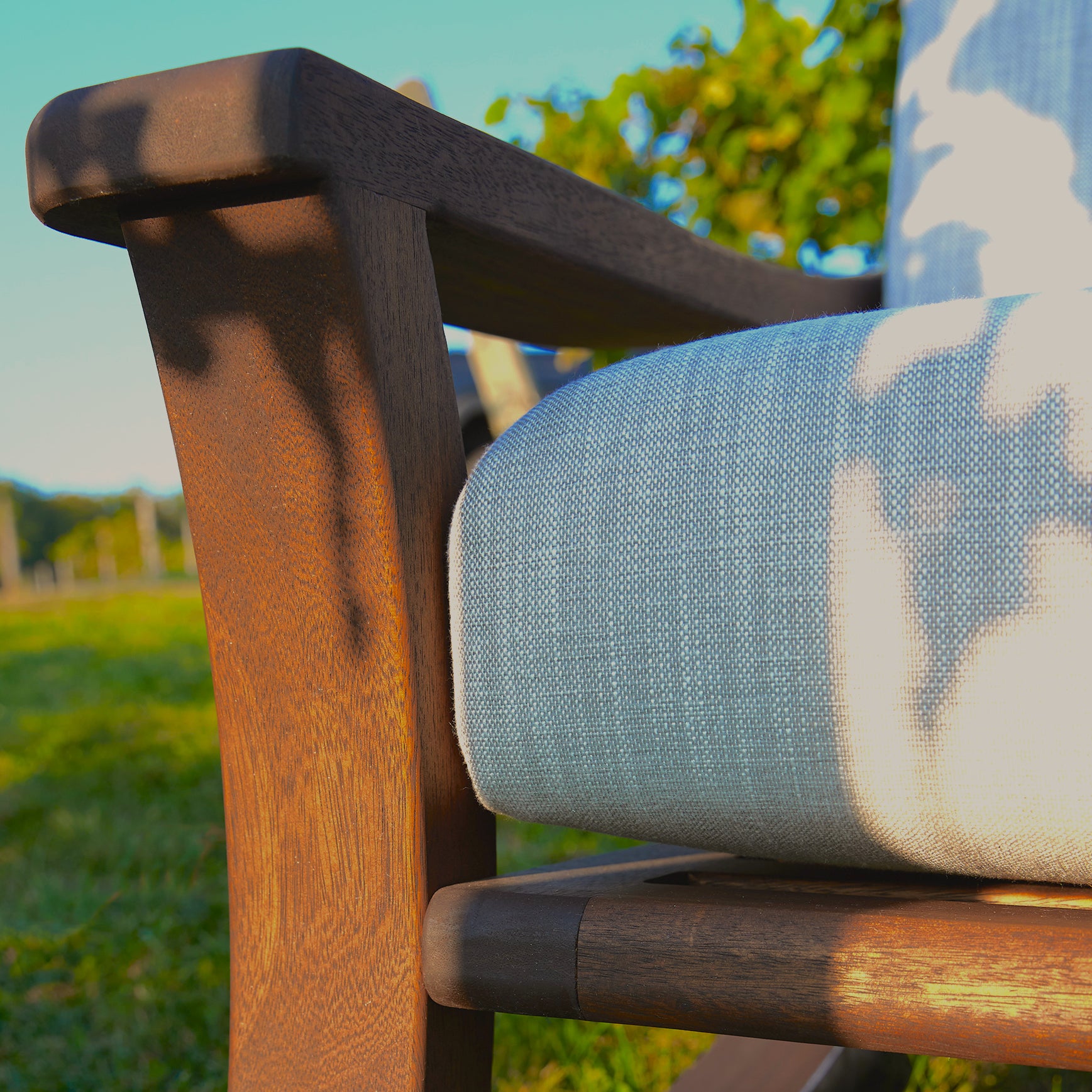 Kerf & Burled Bourbon Rocker Chair