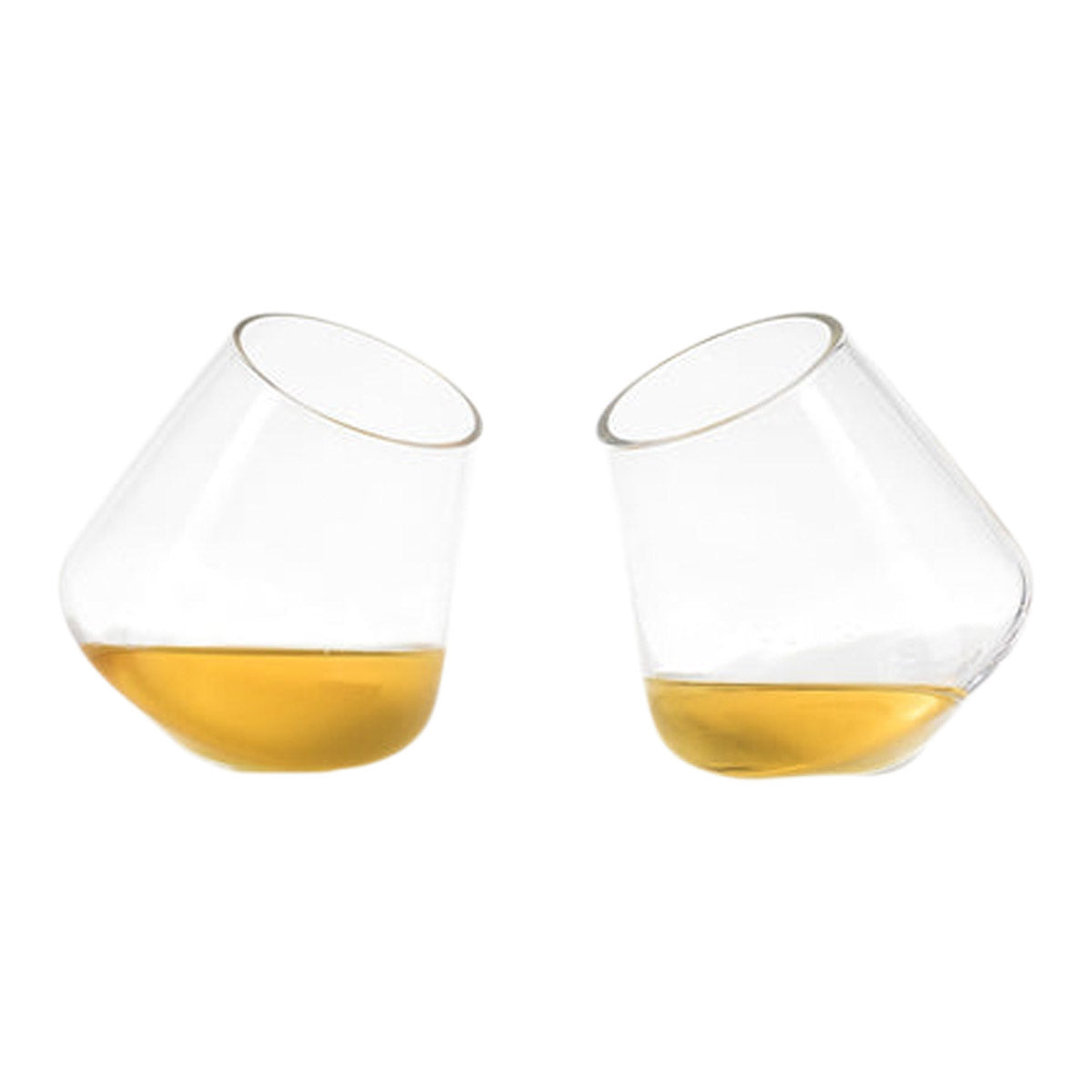 Swoon Living Pair of 5oz Whiskey Glasses with Stand