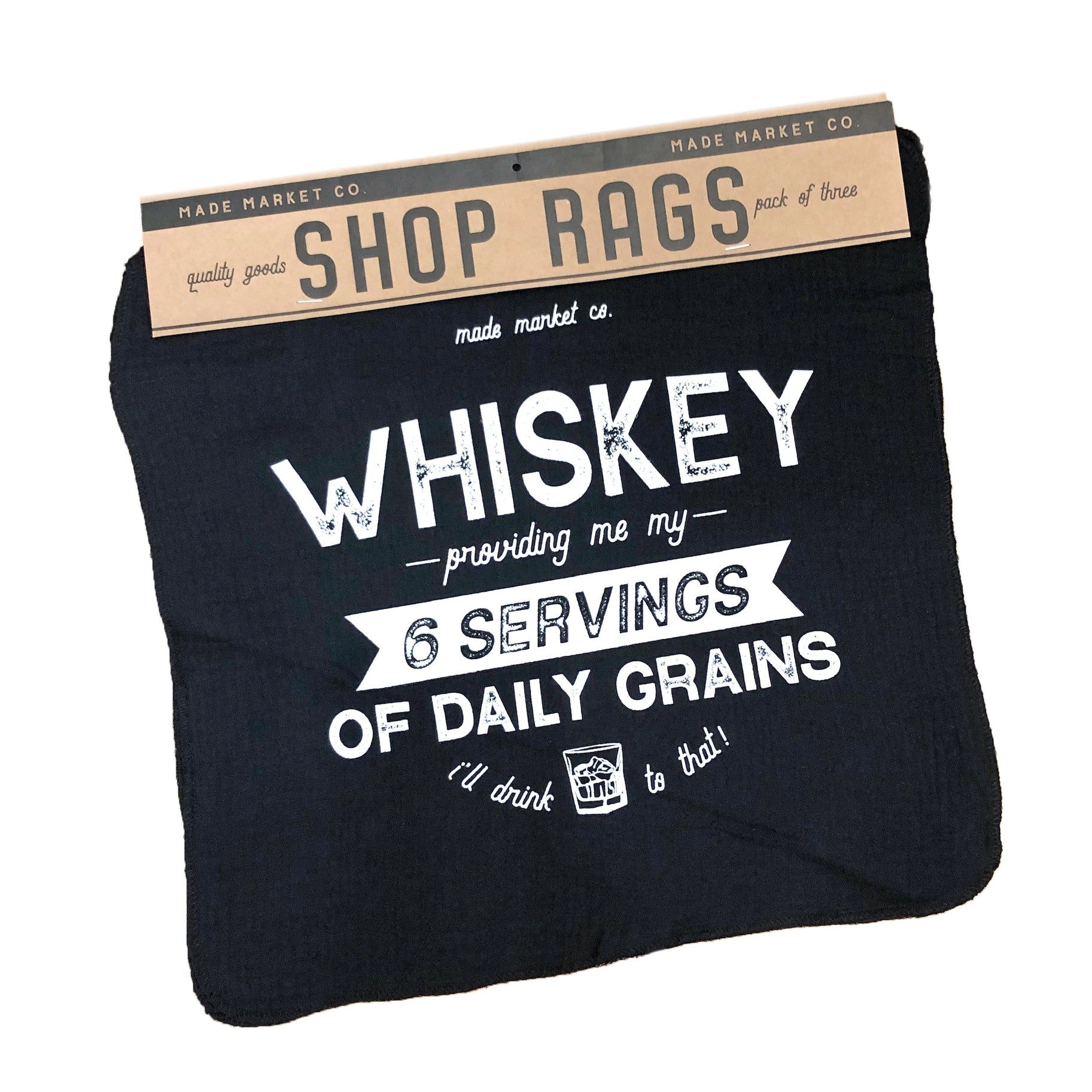 Made Market Co. Whiskey Shop Rag Set