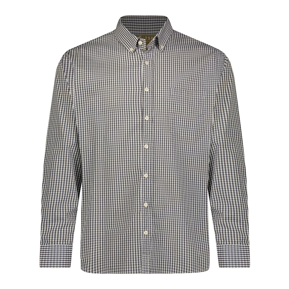 TSG Lightweight Button Down Shirt (Grey Check)