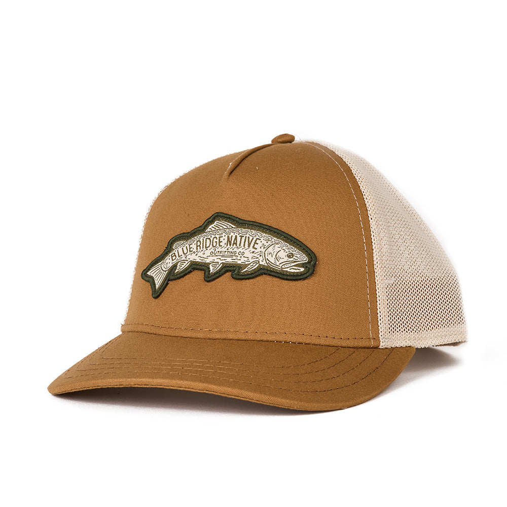 Blue Ridge Native Trout Patch Hat