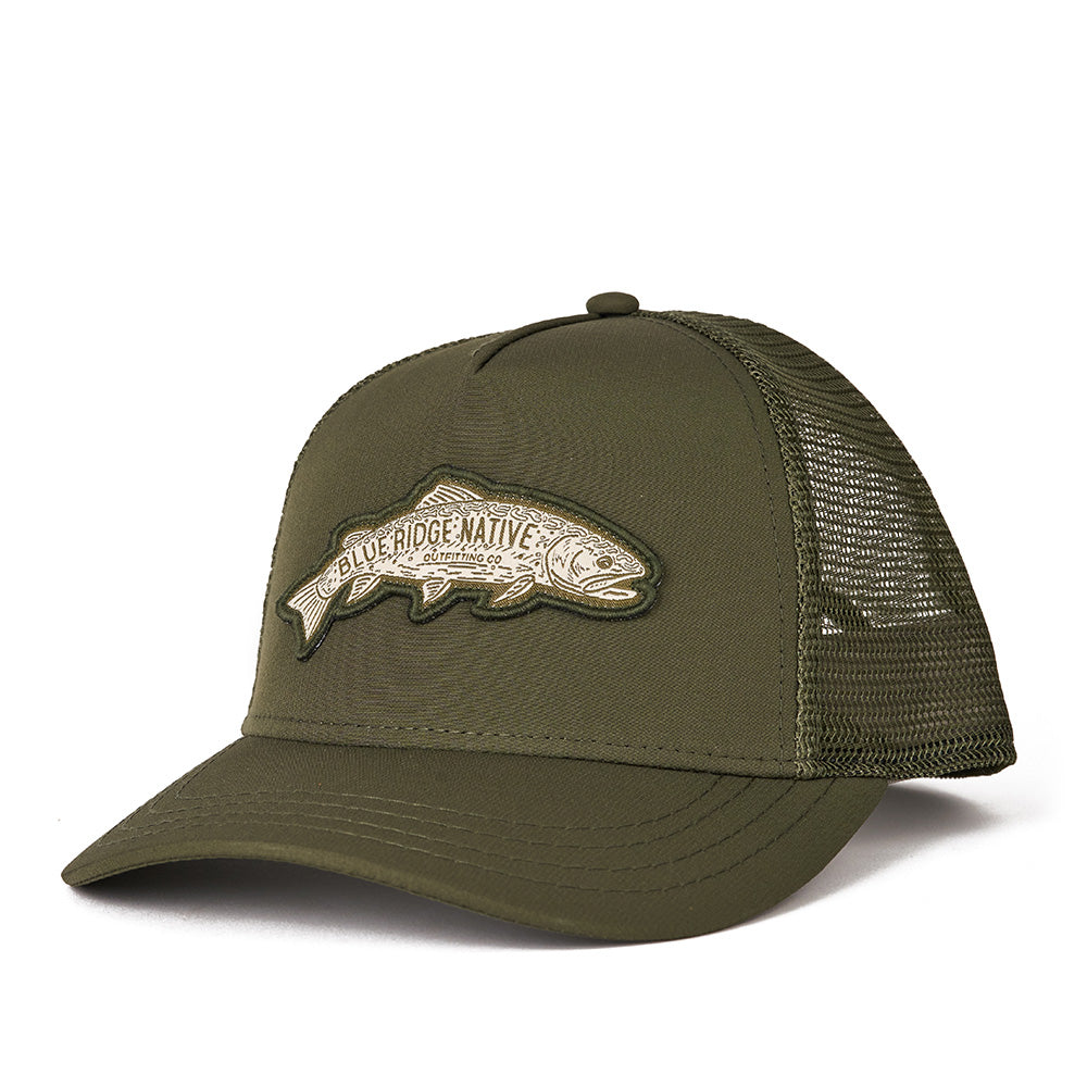 Blue Ridge Native Trout Patch Hat