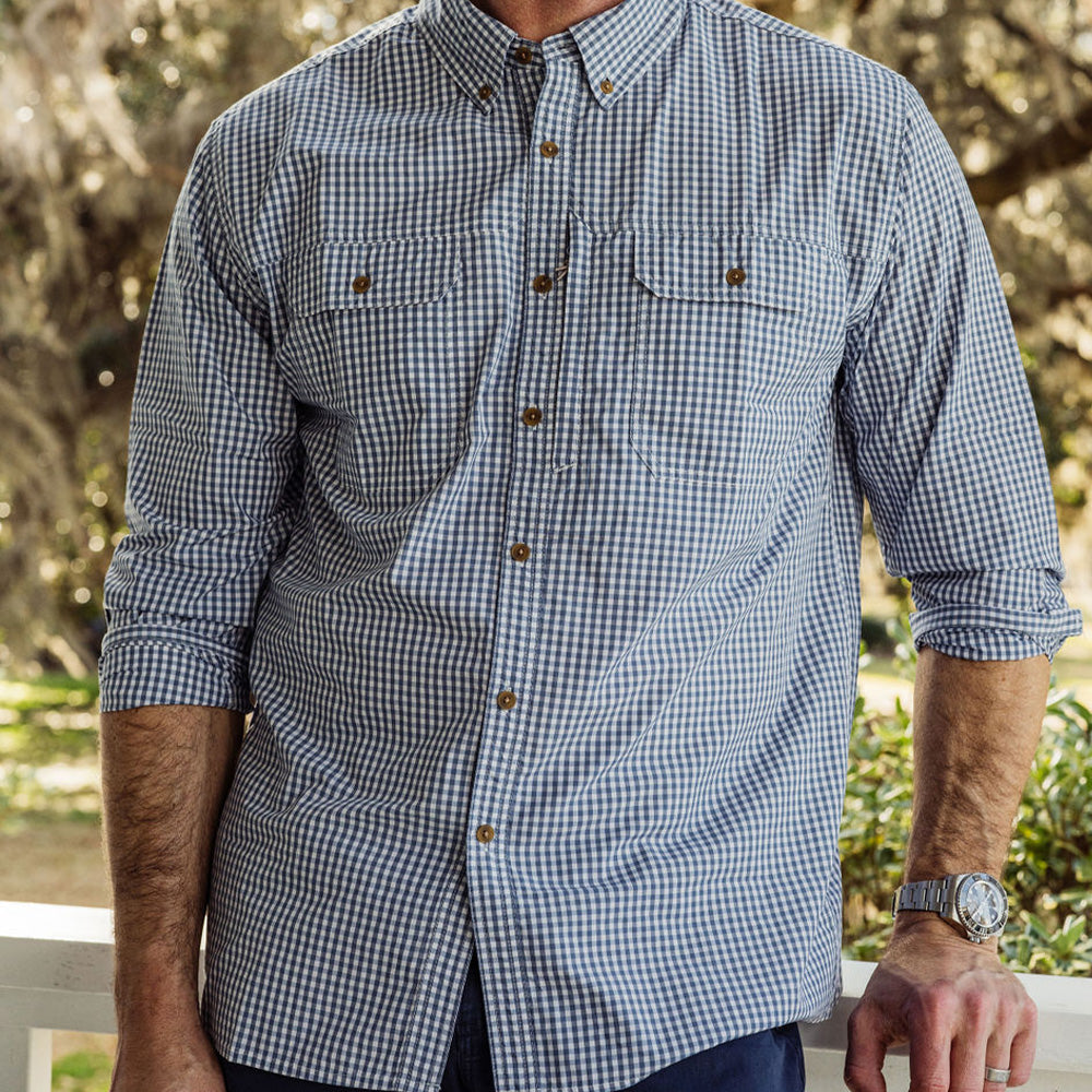 TSG Brooks Bamboo Long Sleeve Shirt (Gentleman Check)