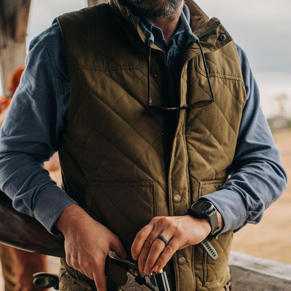 TSG Ansel Quilted Vest (Taupe)
